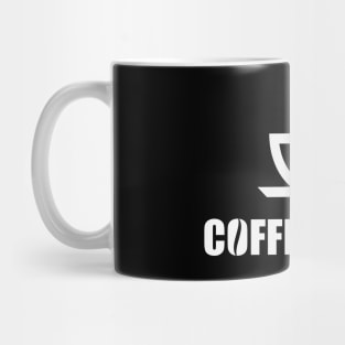 Coffee First (Coffee Drinker / Coffee Cup / White) Mug